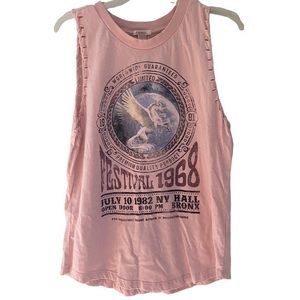Pink Graphic Festival Tank